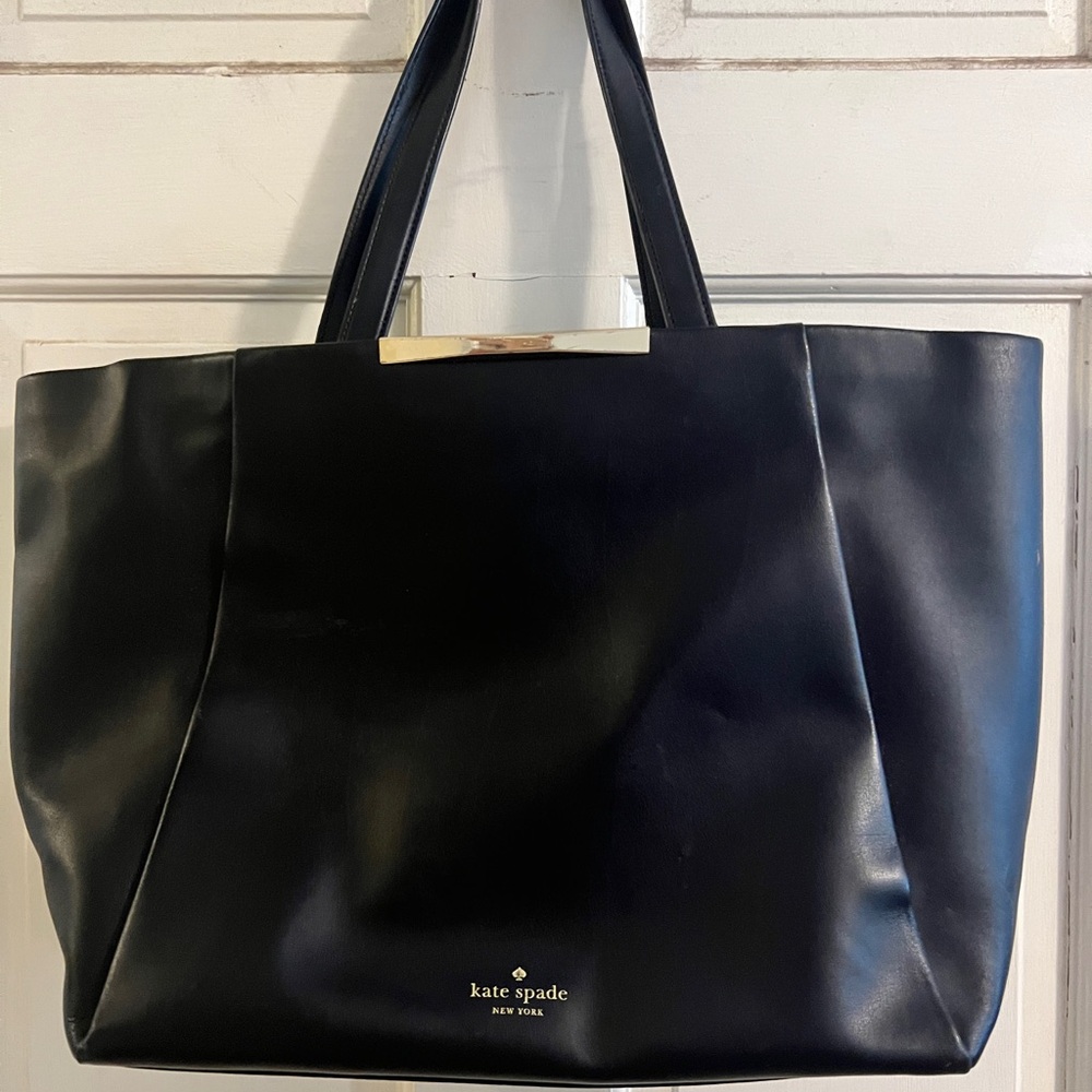Classic black Kate Spade tote
